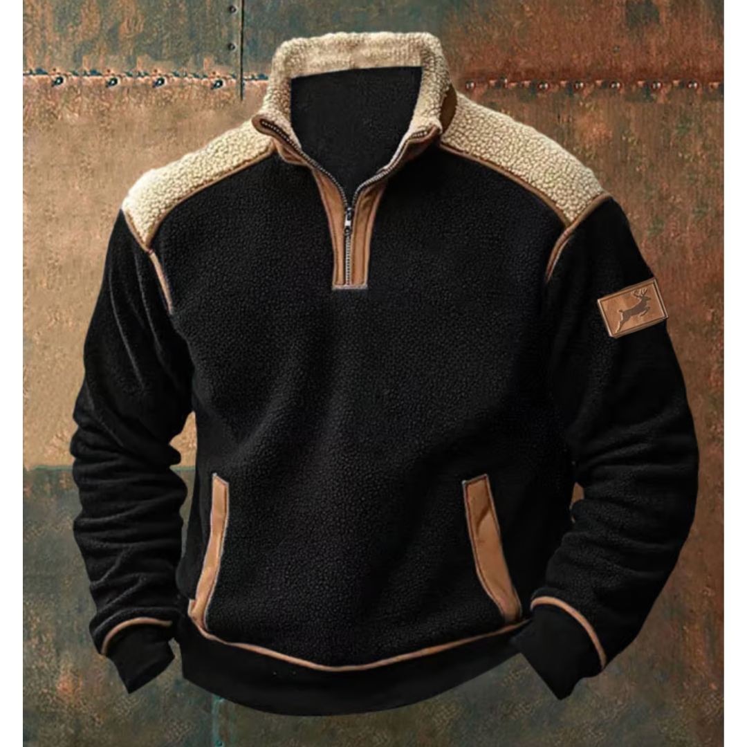 Marco | Fleece Pullover mit Reißverschluss