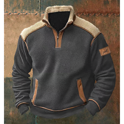 Marco | Fleece Pullover mit Reißverschluss