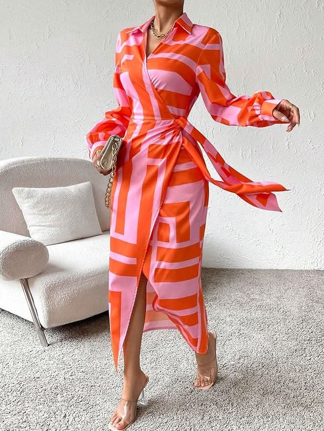 Amira - Kleid mit Wickeloptik