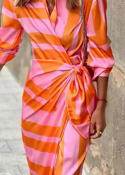 Amira - Kleid mit Wickeloptik